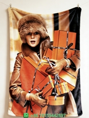Hermes Throw Blankets